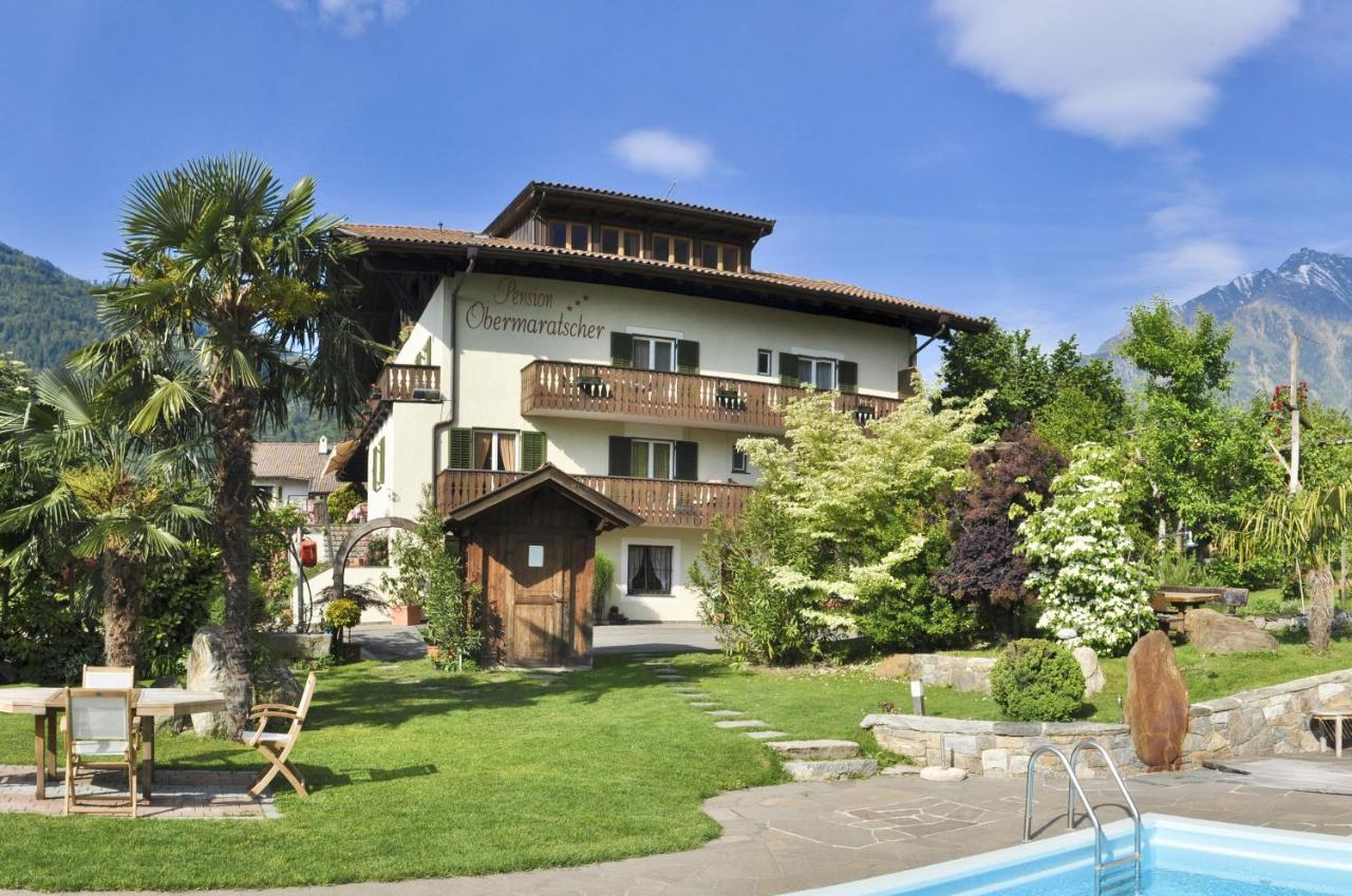 Obermaratscher Apartments Residence Lagundo Bagian luar foto